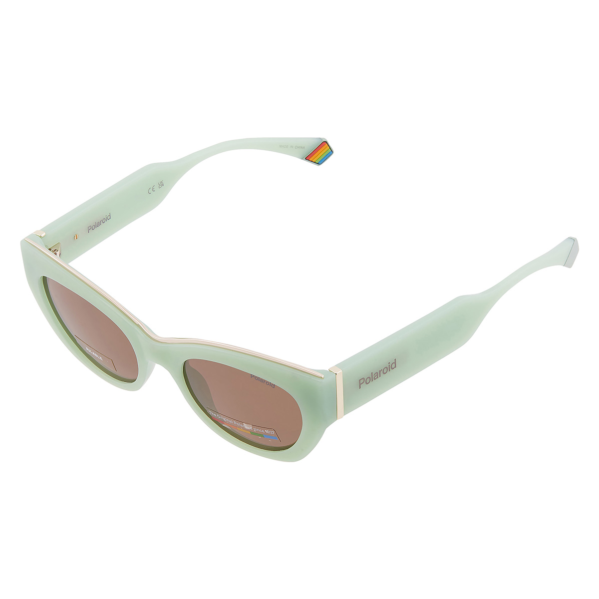 polaroid polarized bronze cat eye ladies sunglasses pld 6199/s/x 01ed/sp 50 polaroid polarized bronze cat eye ladies sunglasses pld 6199/s/x 01ed/sp 50
