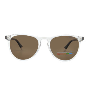 Home polaroid polarized bronze oval ladies sunglasses pld 4152/s 0900/sp 54