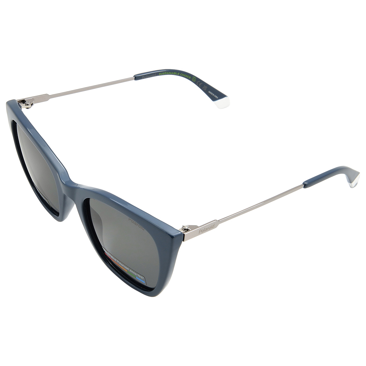 polaroid polarized grey cat eye ladies sunglasses pld 4144/s/x 0pjp/m9 52 polaroid polarized grey cat eye ladies sunglasses pld 4144/s/x 0pjp/m9 52