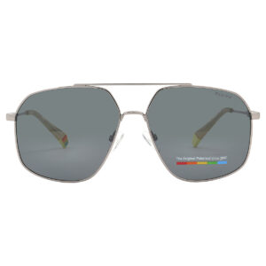 Home polaroid polarized grey cat eye ladies sunglasses pld 6148/s/x 06lb/m9 58