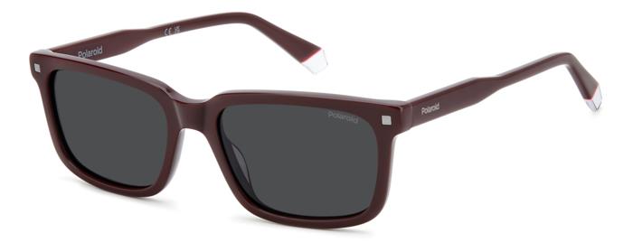 polaroid polarized grey rectangular men's sunglasses pld 4174/s/x 0lhf/m9 55 polaroid polarized grey rectangular men's sunglasses pld 4174/s/x 0lhf/m9 55
