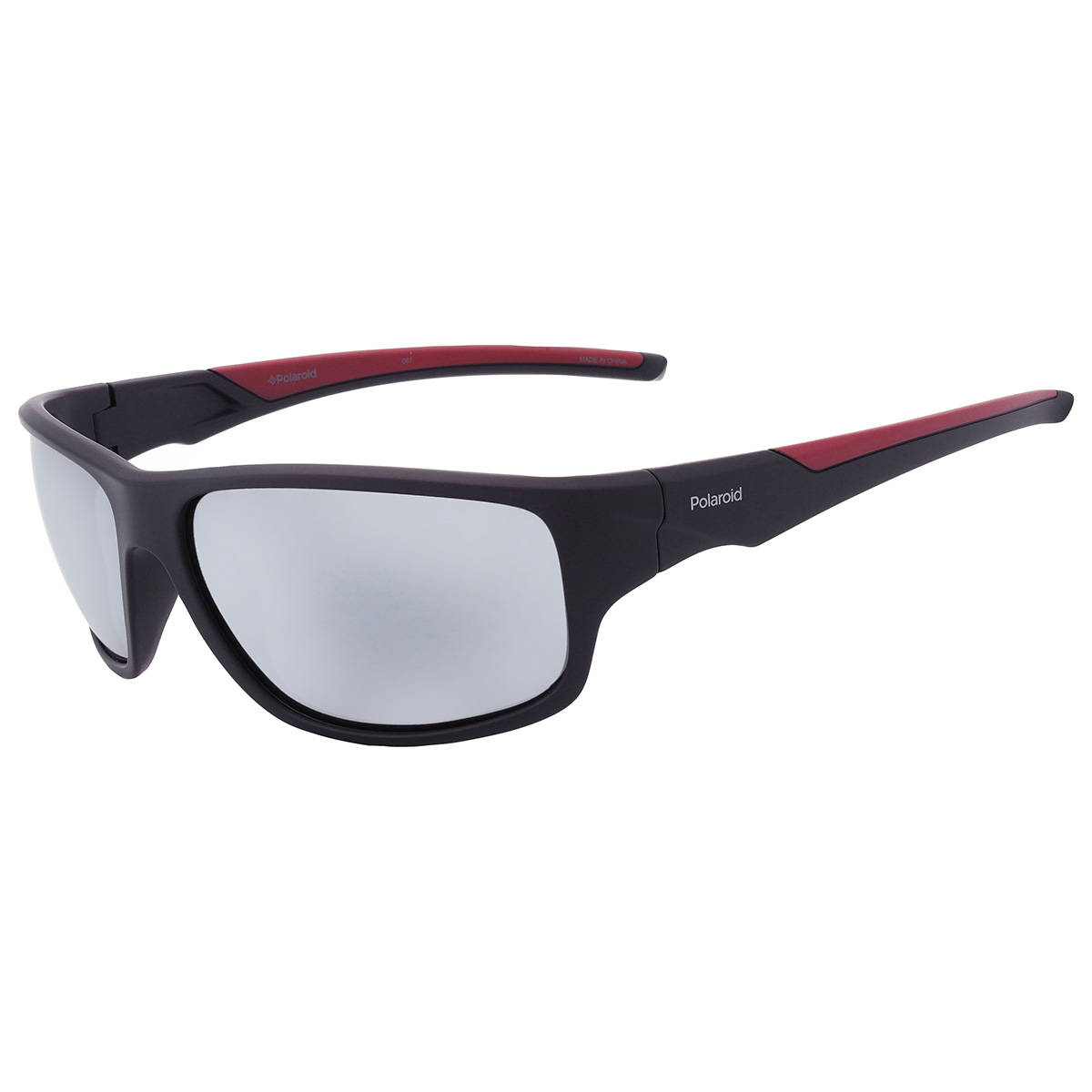 polaroid polarized grey wrap men's sunglasses pld 7010/s 0oit/ex 64 polaroid polarized grey wrap men's sunglasses pld 7010/s 0oit/ex 64