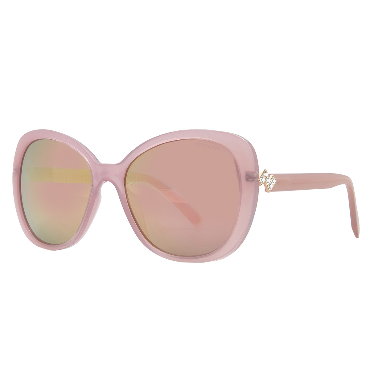 polaroid polarized pink butterfly ladies sunglasses pld 4063/s/x 035j/0j 56 polaroid polarized pink butterfly ladies sunglasses pld 4063/s/x 035j/0j 56
