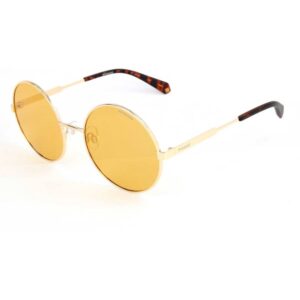 Home polaroid yellow round ladies sunglasses pld 4052/s 0l7q/he 55