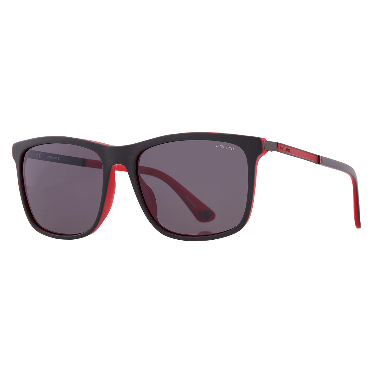 police grey square men's sunglasses spla56 1bux 56 police grey square men's sunglasses spla56 1bux 56