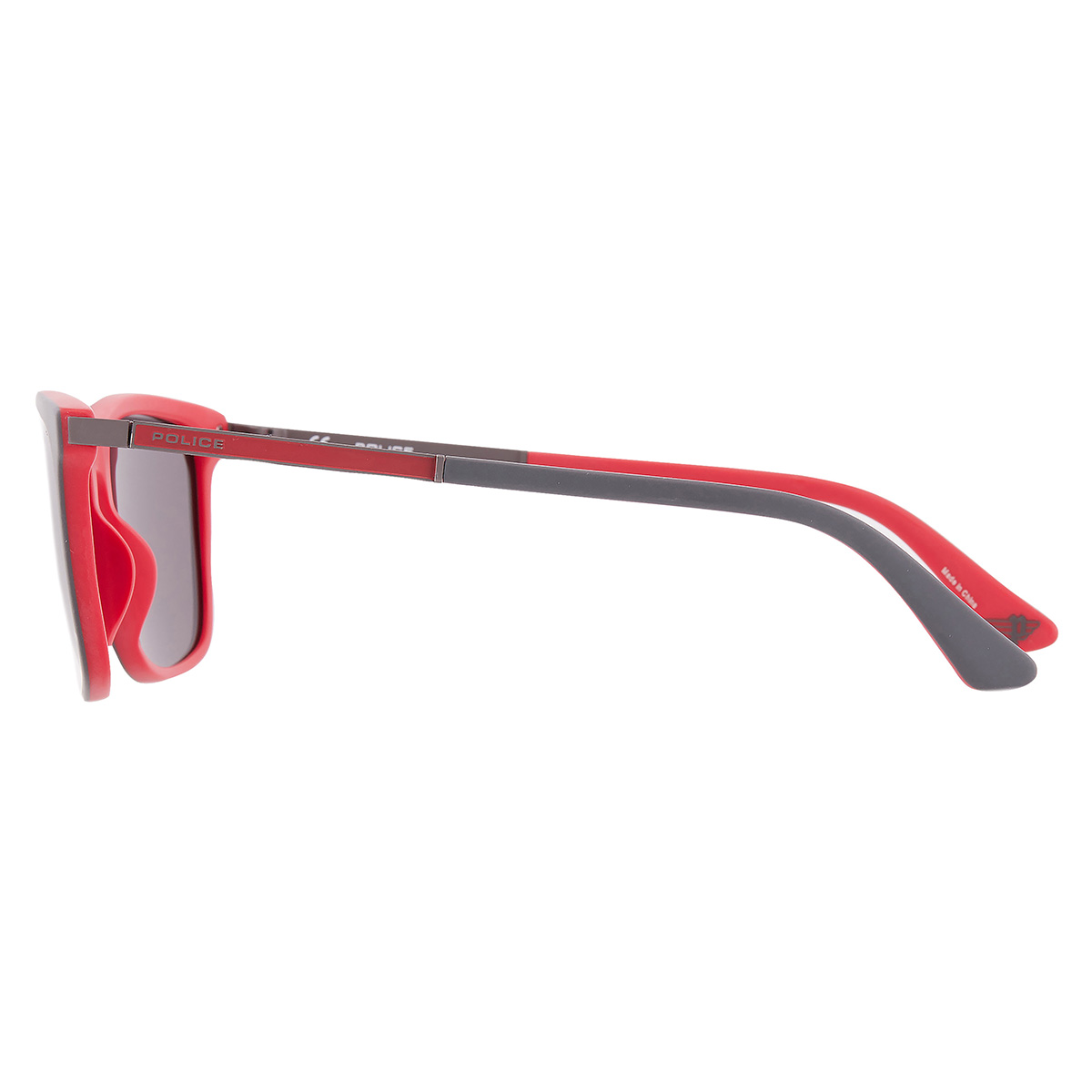 police grey square men's sunglasses spla56 1bux 56 police grey square men's sunglasses spla56 1bux 56