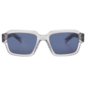 Home prada blue rectangular men's sunglasses pr 02zs u430a9 52