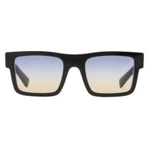 prada blue shaded yellow rectangular men's sunglasses pr 19ws 1ab06z 52