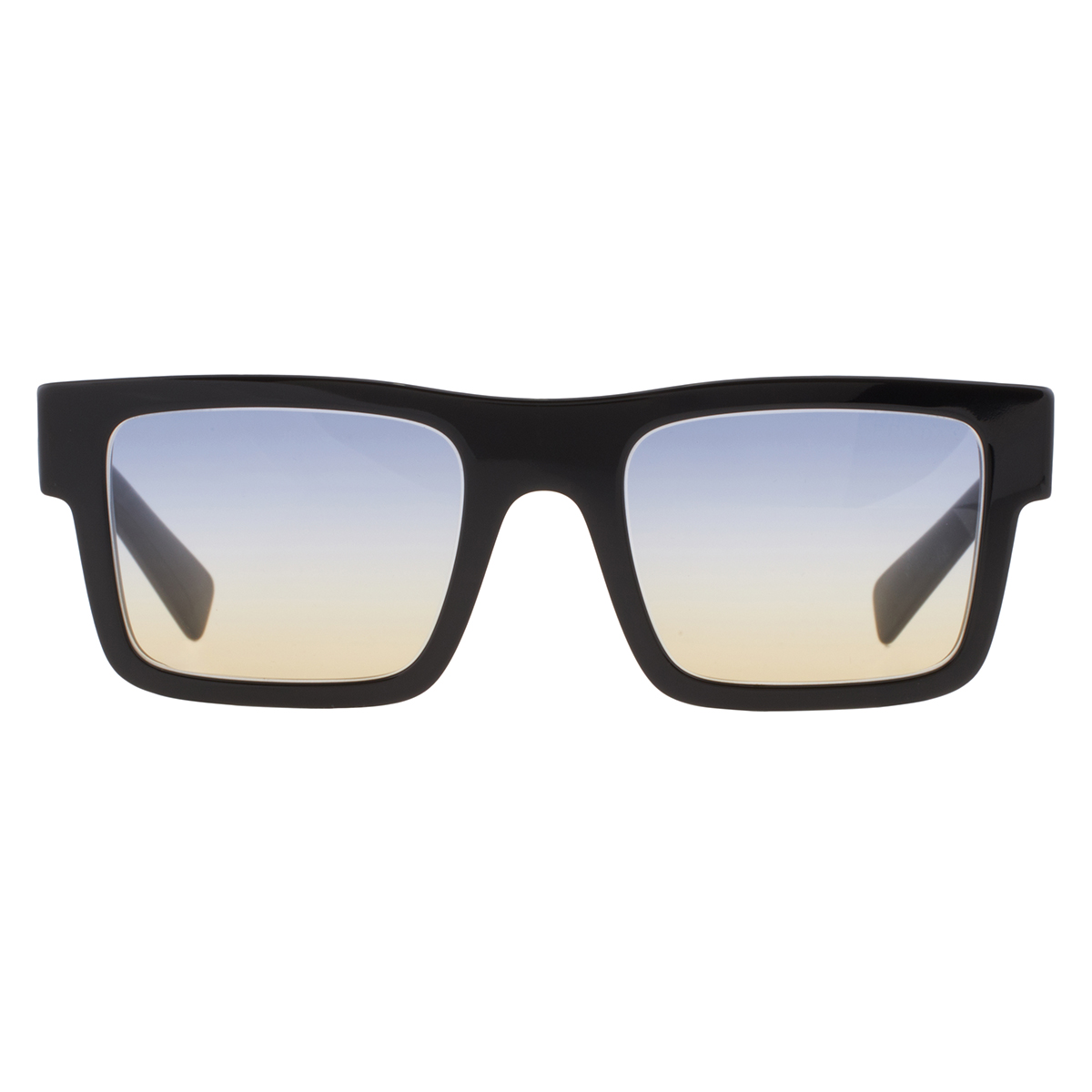 prada blue shaded yellow rectangular men's sunglasses pr 19ws 1ab06z 52 prada blue shaded yellow rectangular men's sunglasses pr 19ws 1ab06z 52