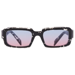 Home prada blue to magenta gradient rectangular men's sunglasses pr 27zs 15o60e 54
