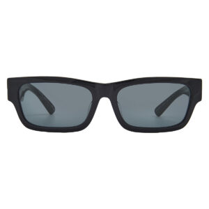 prada blue vintage rectangular men's sunglasses pr a03sf 16k07t 58