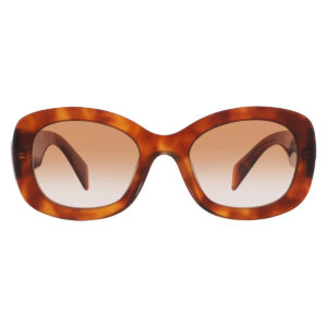 Home prada brown gradient oval ladies sunglasses pr a13s 18r70e 54