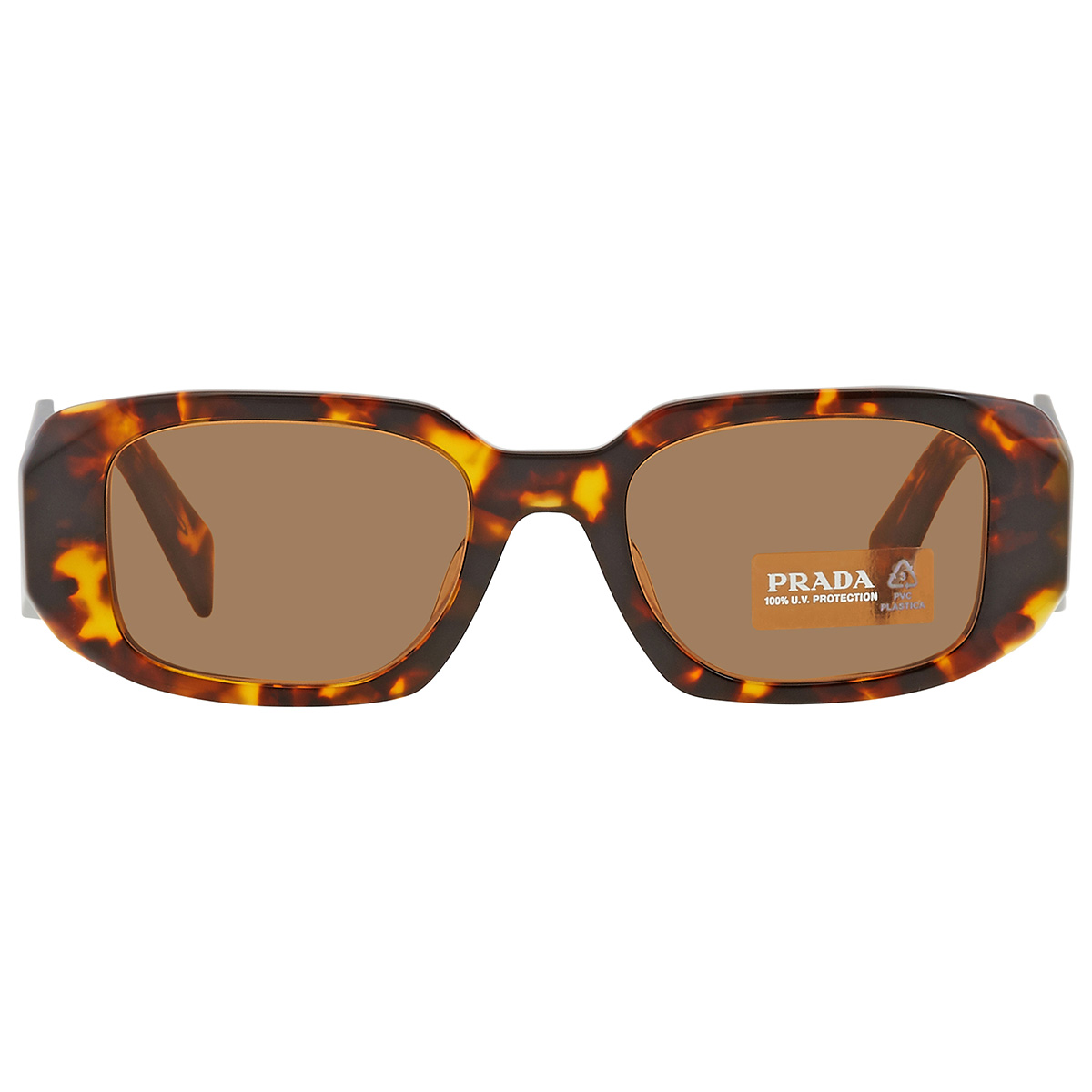 prada dark brown rectangular ladies sunglasses pr 17wsf vau2z1 51 prada dark brown rectangular ladies sunglasses pr 17wsf vau2z1 51