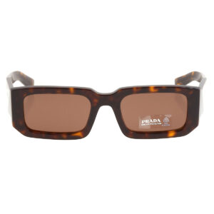 Home prada dark brown rectangular men's sunglasses pr 06ys 2au8c1 53