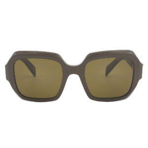 Home prada dark brown square ladies sunglasses pr 28zs 15l09z 53
