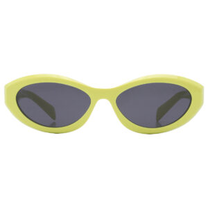 Home prada dark gray oval ladies sunglasses pr 26zs 13l08z 55
