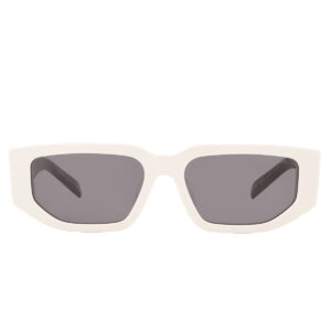 prada dark gray rectangle men's sunglasses pr 09zsf 1425s0 55