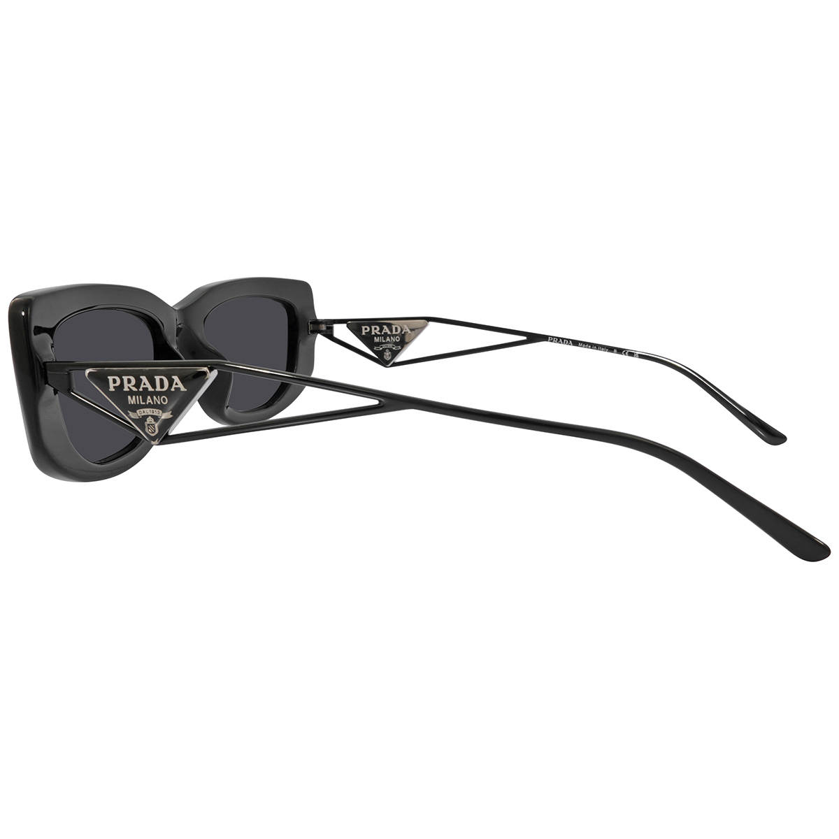 prada dark gray rectangular ladies sunglasses pr 14ys 1ab5s0 53 prada dark gray rectangular ladies sunglasses pr 14ys 1ab5s0 53