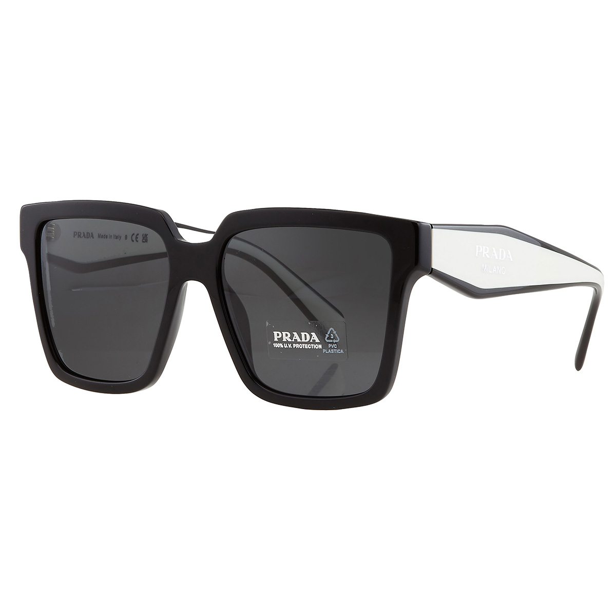 prada dark gray square ladies sunglasses 0pr 24zs1ab5s056 prada dark gray square ladies sunglasses 0pr 24zs1ab5s056