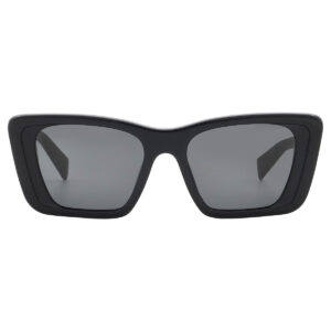 Home prada dark grey butterfly ladies sunglasses pr 08ys 1ab5s0 51