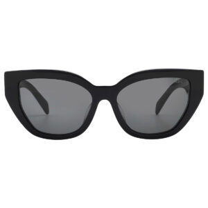 Home prada dark grey butterfly ladies sunglasses pr a09sf 1ab5s0 55