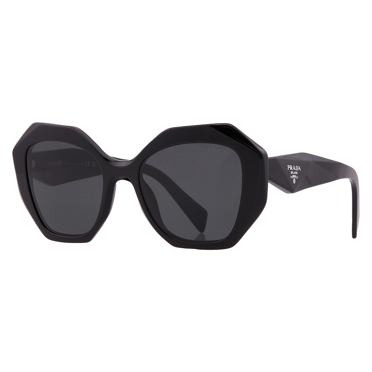 prada dark grey geometric ladies sunglasses pr 16ws 1ab5s0 53 prada dark grey geometric ladies sunglasses pr 16ws 1ab5s0 53