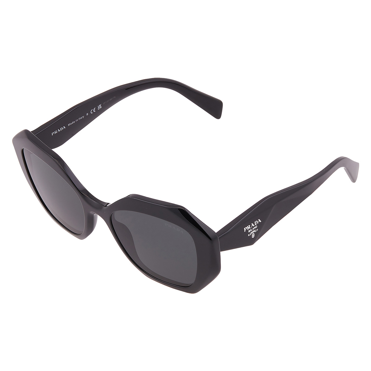 prada dark grey geometric ladies sunglasses pr 16ws 1ab5s0 53 prada dark grey geometric ladies sunglasses pr 16ws 1ab5s0 53