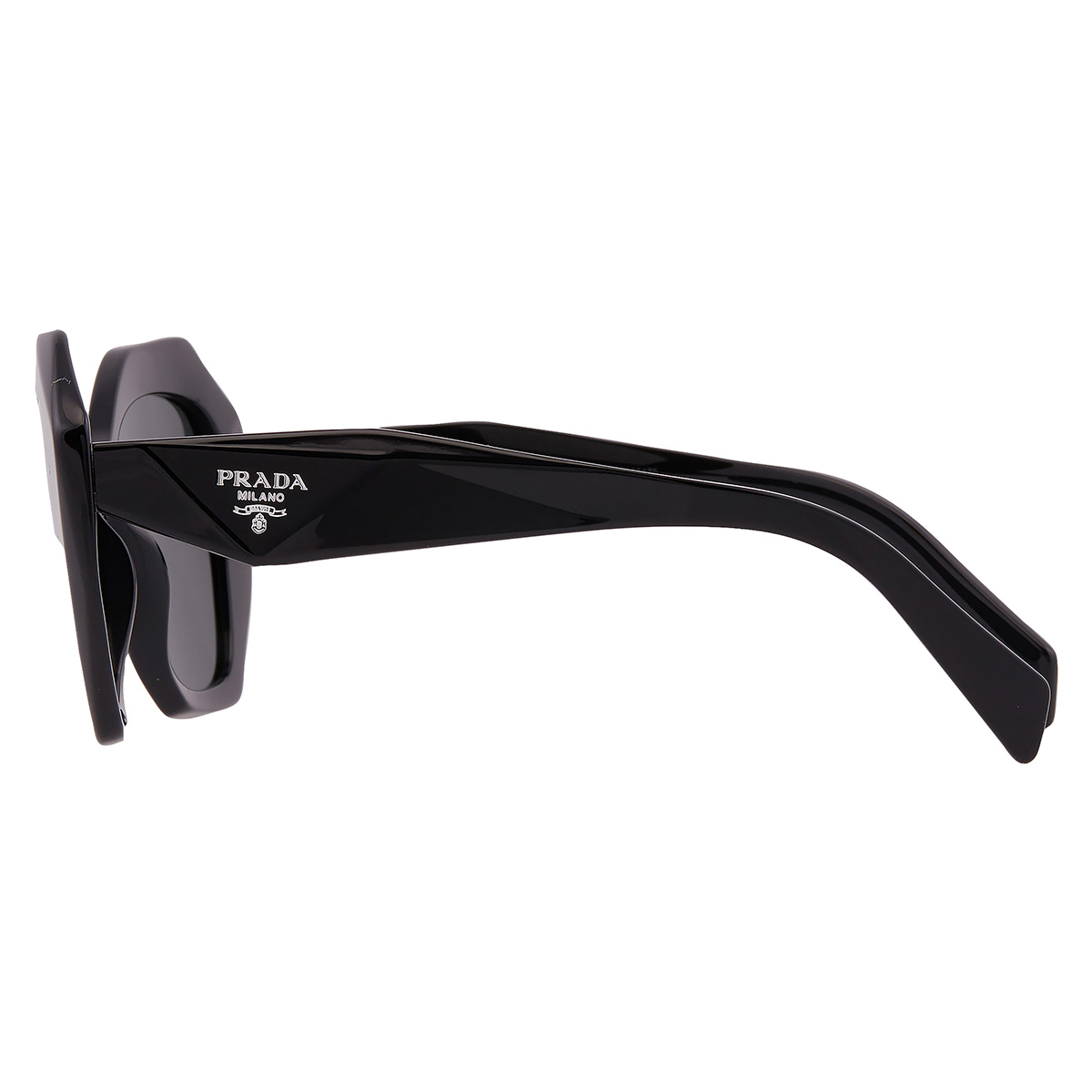 prada dark grey geometric ladies sunglasses pr 16ws 1ab5s0 53 prada dark grey geometric ladies sunglasses pr 16ws 1ab5s0 53