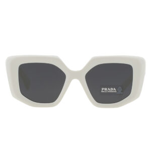 Home prada dark grey irregular ladies sunglasses pr 14zs 1425s0 50