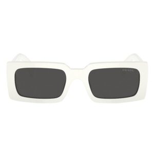 Home prada dark grey rectangular ladies sunglasses pr a07s 1425s0 52
