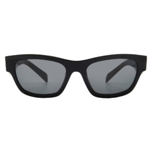 Home prada dark grey rectangular ladies sunglasses pr b09s 16k08z 54