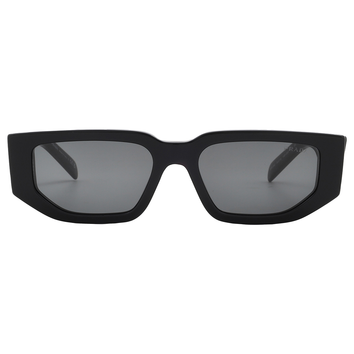 prada dark grey rectangular men's sunglasses pr 09zs 1ab5s0 54 prada dark grey rectangular men's sunglasses pr 09zs 1ab5s0 54