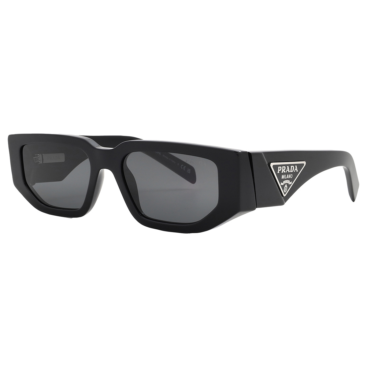 prada dark grey rectangular men's sunglasses pr 09zs 1ab5s0 54 prada dark grey rectangular men's sunglasses pr 09zs 1ab5s0 54