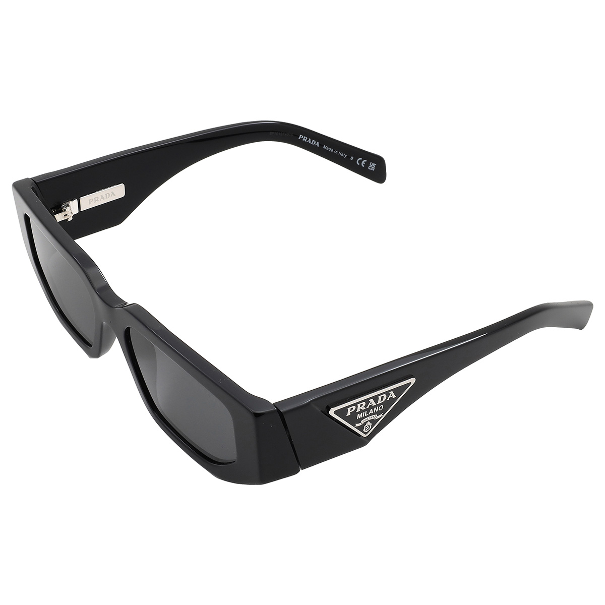 prada dark grey rectangular men's sunglasses pr 09zs 1ab5s0 54 prada dark grey rectangular men's sunglasses pr 09zs 1ab5s0 54