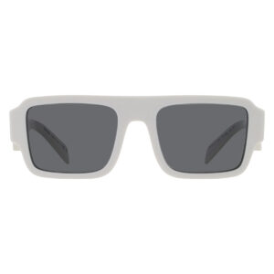 Home prada dark grey rectangular men's sunglasses pr a05s 17k08z 53