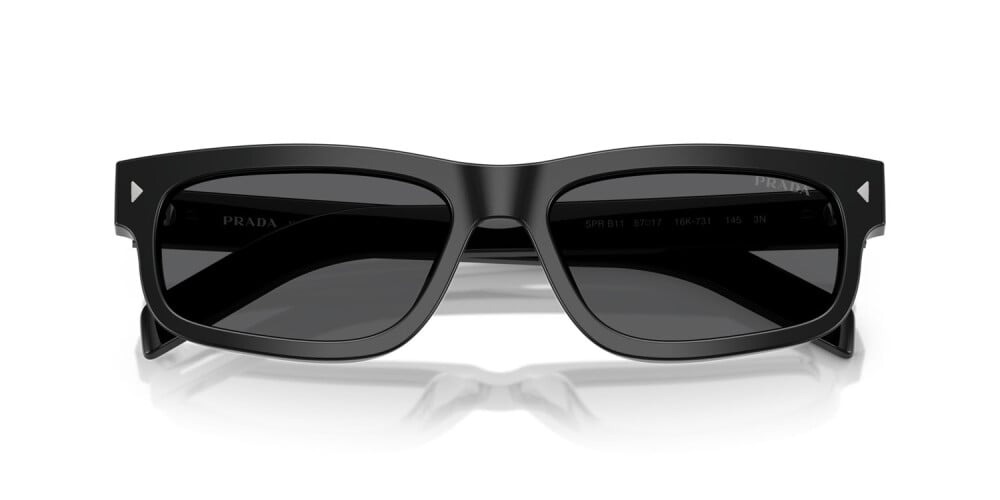 prada dark grey rectangular men's sunglasses pr b11s 16k731 55 prada dark grey rectangular men's sunglasses pr b11s 16k731 55