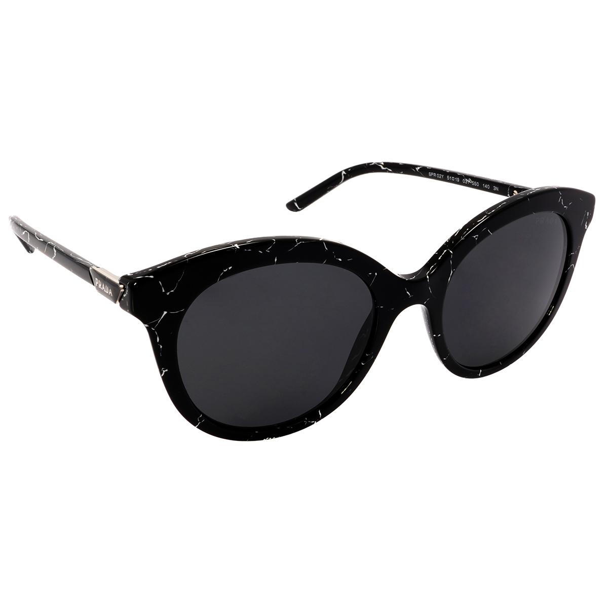 prada dark grey round ladies sunglasses pr 02ys 03y5s0 51 prada dark grey round ladies sunglasses pr 02ys 03y5s0 51