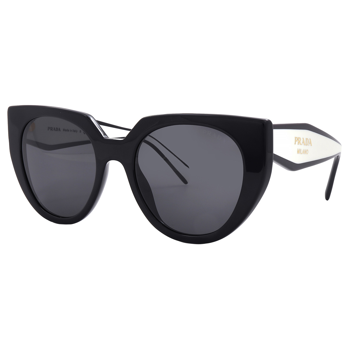 prada grey cat eye ladies sunglasses pr 14ws 09q5s0 52 prada grey cat eye ladies sunglasses pr 14ws 09q5s0 52