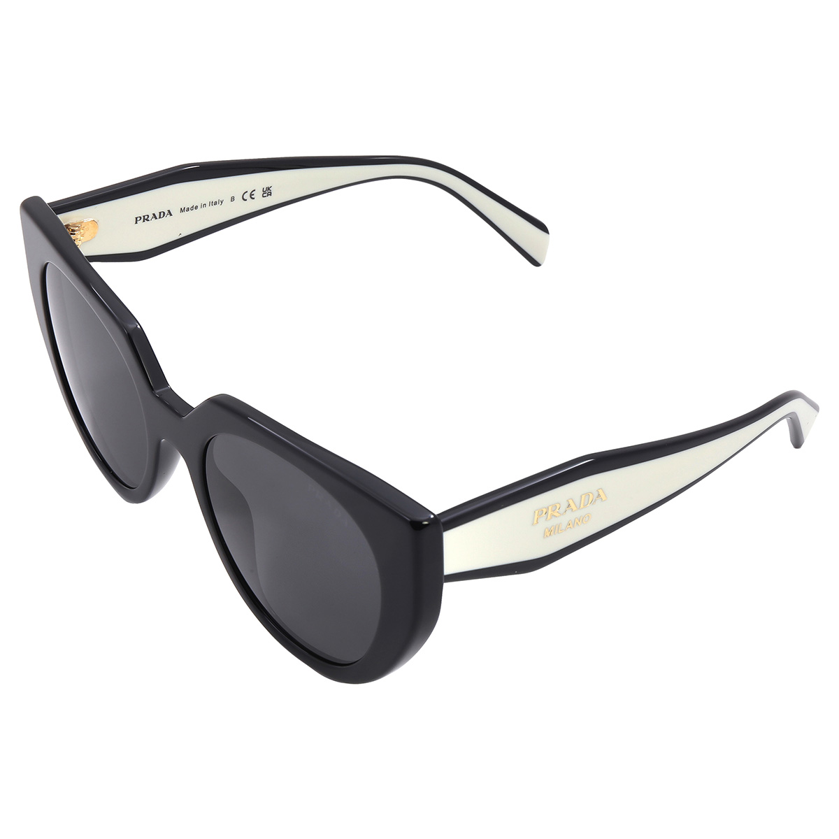 prada grey cat eye ladies sunglasses pr 14ws 09q5s0 52 prada grey cat eye ladies sunglasses pr 14ws 09q5s0 52