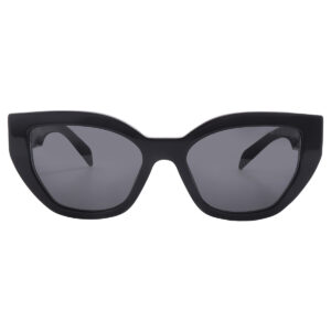 Home prada grey cat eye ladies sunglasses pr a09s 1ab5s0 53