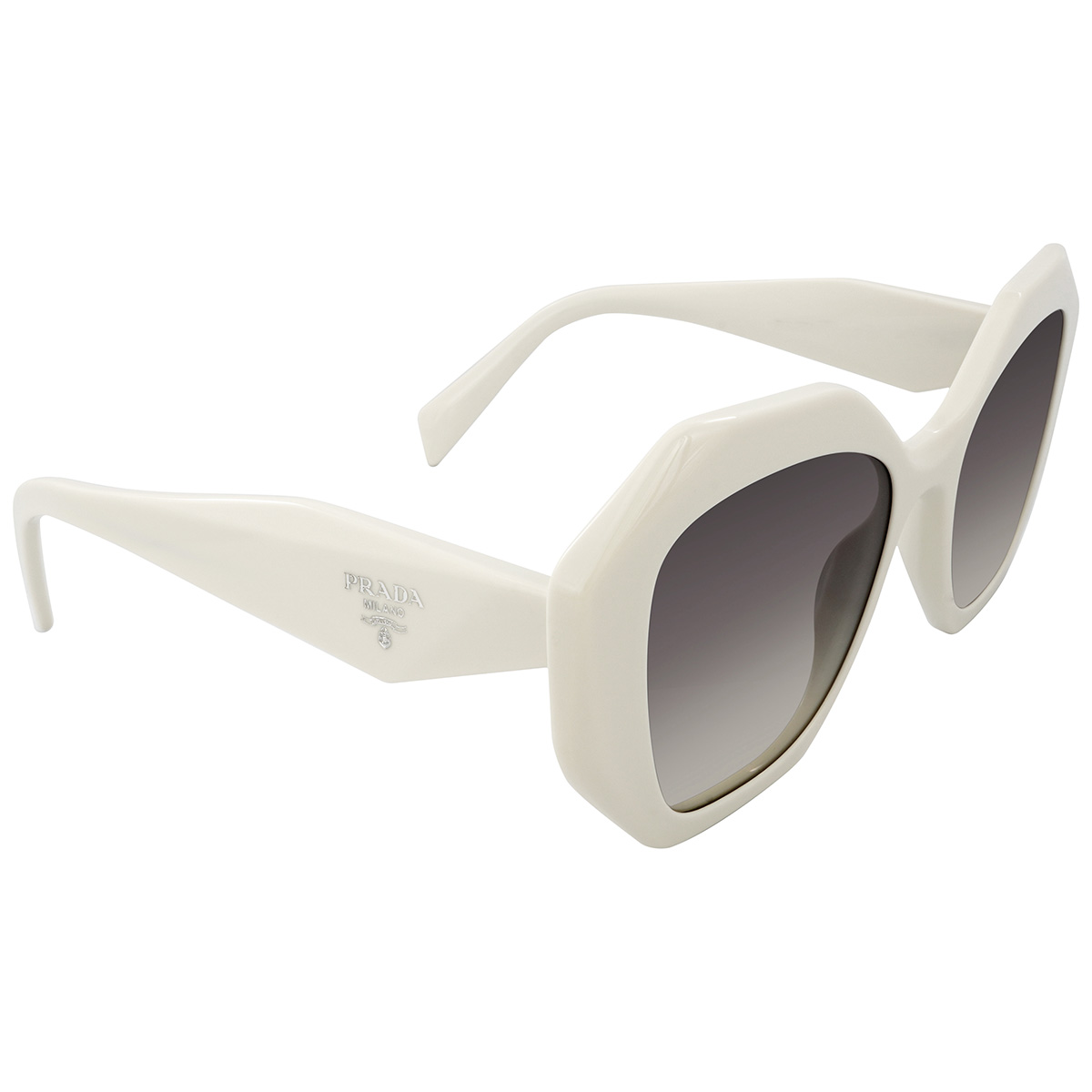 prada grey gradient geometric ladies sunglasses pr 16ws 142130 53 prada grey gradient geometric ladies sunglasses pr 16ws 142130 53