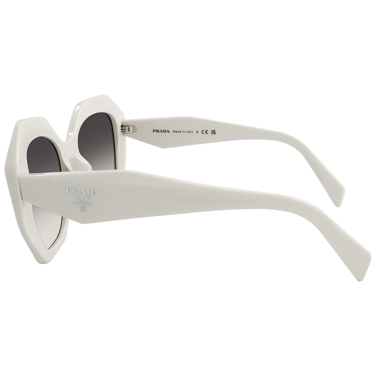 prada grey gradient geometric ladies sunglasses pr 16ws 142130 53 prada grey gradient geometric ladies sunglasses pr 16ws 142130 53