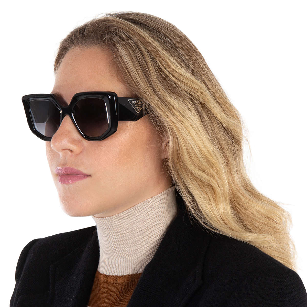 prada grey gradient irregular ladies sunglasses pr 14zs 1ab09s 50 prada grey gradient irregular ladies sunglasses pr 14zs 1ab09s 50