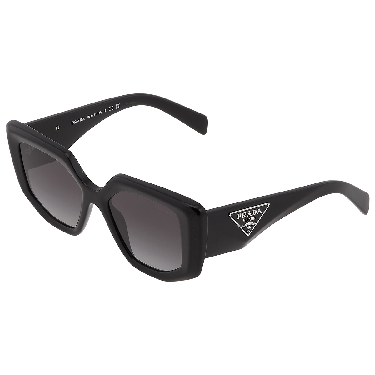 prada grey gradient irregular ladies sunglasses pr 14zs 1ab09s 50 prada grey gradient irregular ladies sunglasses pr 14zs 1ab09s 50