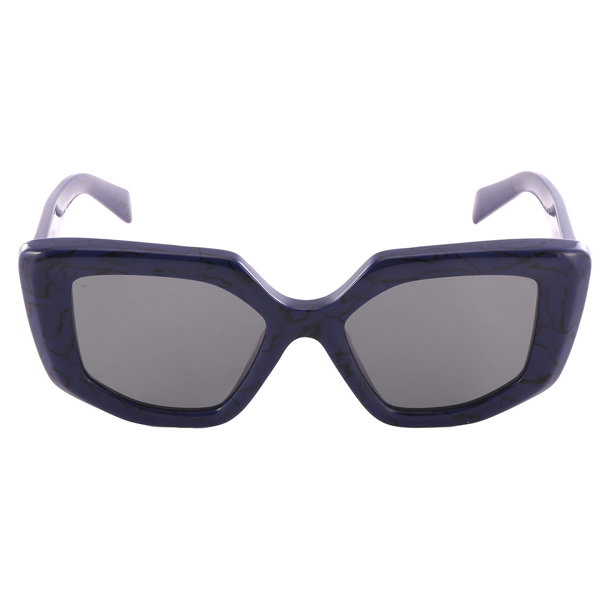 prada grey irregular ladies sunglasses pr 14zs 18d5z1 50 prada grey irregular ladies sunglasses pr 14zs 18d5z1 50