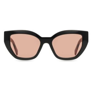 Home prada light brown butterfly ladies sunglasses pr a09s 12o10d 53