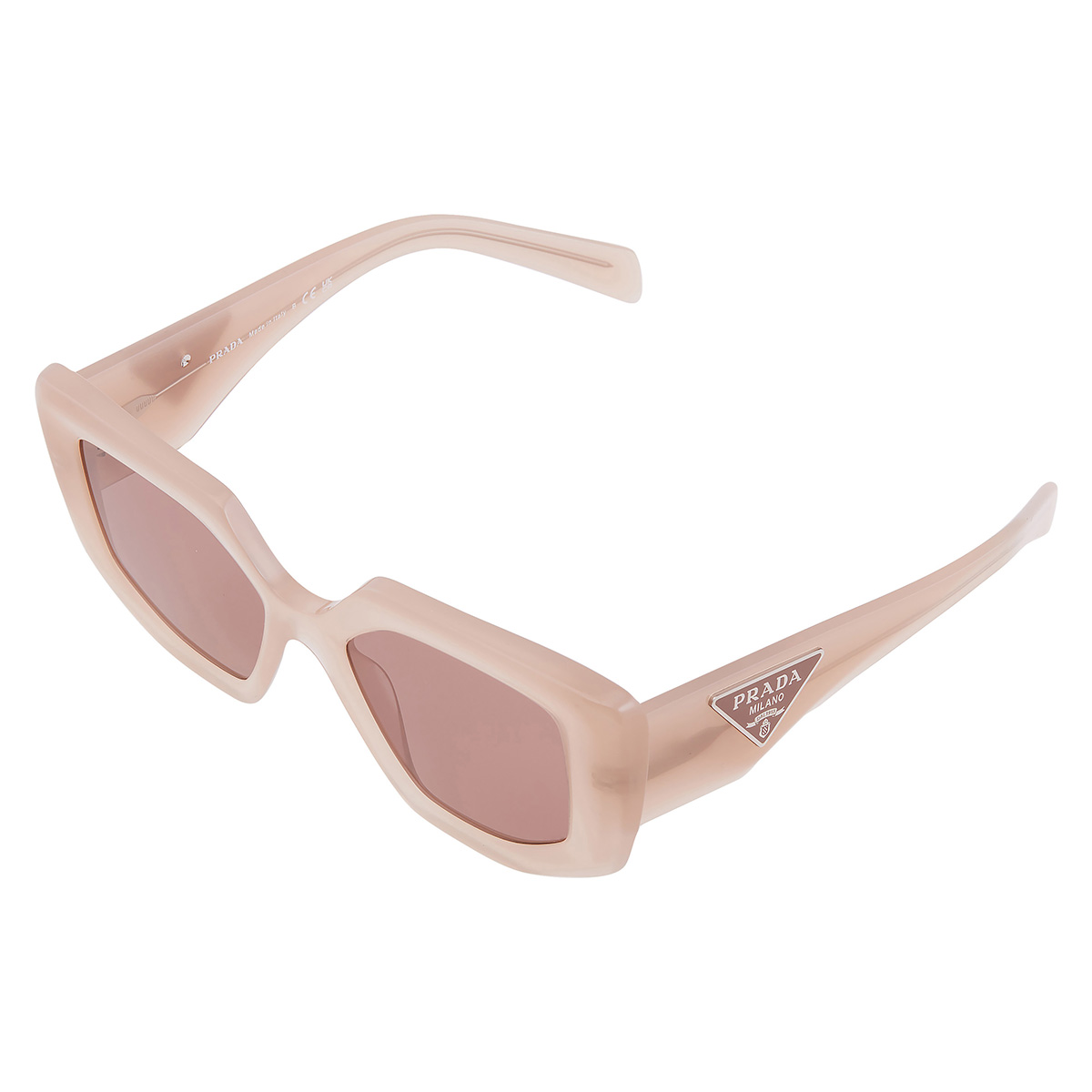 prada light brown irregular ladies sunglasses pr 14zs 19r10d 50 prada light brown irregular ladies sunglasses pr 14zs 19r10d 50