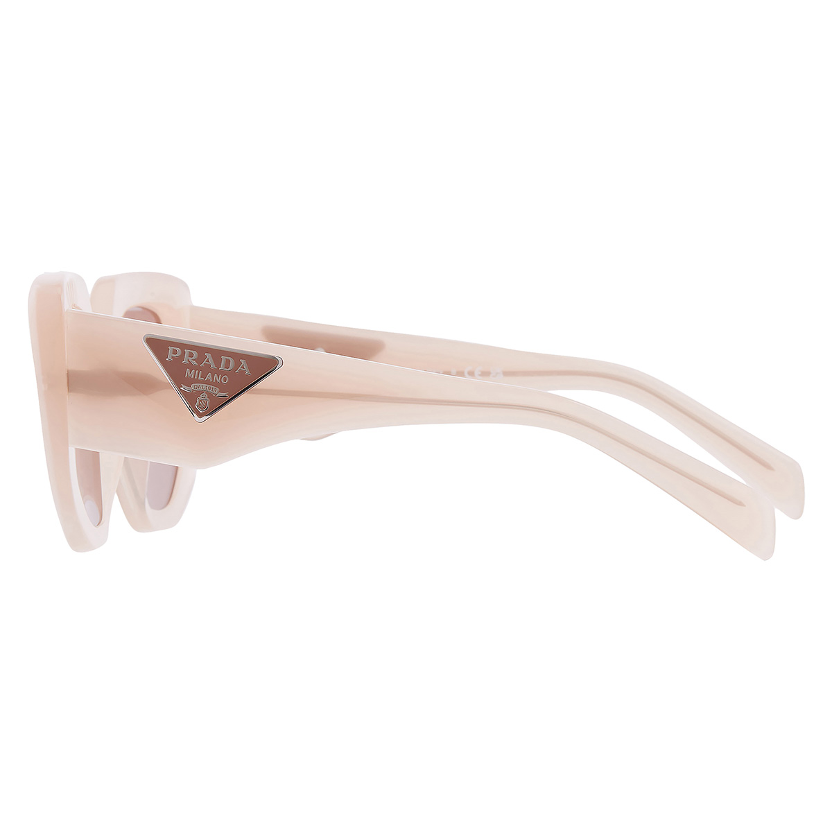 prada light brown irregular ladies sunglasses pr 14zs 19r10d 50 prada light brown irregular ladies sunglasses pr 14zs 19r10d 50
