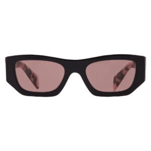 Home prada light brown rectangular ladies sunglasses pr a01s 13p60b 53