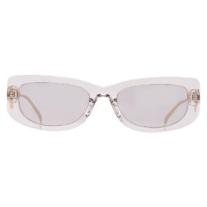 Home prada light grey cat eye ladies sunglasses pr 14ys 12r50k 53